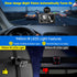 FEISIKE 4.3'' 360 149 3 Baby Car Camera, Back Seat Baby Car Camera Mirror for Crystal Infrared Night Vision, Rotation