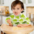 decor gift 4 Pack 22x11in Cotton Muslin Burp Cloth Breathable Cartoon Green Pear Fruit Baby spit up Rags for Unisex