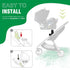 Hiumtree Car Seat Adapter for Stroller Compatible with Baby Jogger (City Go/City Select) & Graco Car Seats City Select
