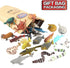18 Pack Set, Assorted Ocean Animal, Stretchy and Floating Rubber sea Animals Toy Mini Realistic Under The Sea Life