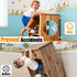 6-Pack Furniture Anchors for Baby Proofing, Anti Tip Straps Safety Kit to Prevent Dresser, Bookshelf, Cabinet from