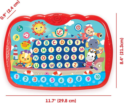 Learning Tablet for Toddlers 1-3 - Educational ABC Toy for Alphabet, Number, Music & Words, Suitable for 1-3 Years