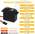 Deegoo-FPV 2Pcs MG995 55G Micro Servo Motor Metal Geared Motor Kit for RC Car Robot Helicopter, Mini Servos for Arduino