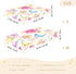 Bseiialft 52 28 Pink Roses Butterflies Crib Sheets for Boys Girls Soft and Breathable Cotton Baby Sheets for Standard