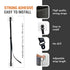 2 Pack TV Safety Straps - Anti-Tip Furniture Straps for Baby Proofing - Adhesive Non Drill TV Straps Safety for Flat