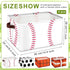 4 Closet Bokon Pcs Sports Ball Storage Basket Bin Fabric Toys Storage Cube with Handles Collapsible Shelf Cloth