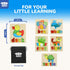 2-4, 6 3-5, 1 2 3 TOY Life Toddler Puzzles Ages Animals with Spelling Wooden Puzzles for Toddlers Montessori Toys Gifts