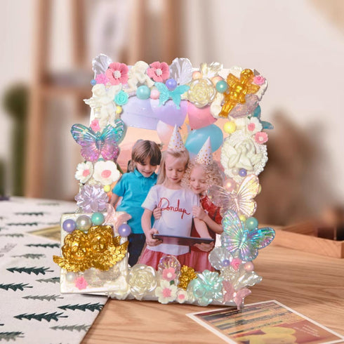 DOUXFUN DIY Picture Frame Craft Kits - Arts and Crafts for Girls Ages 6-12, Birthday Gifts for Kids Boys Teens