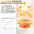 12000mAh 3Min 316L Portable Bottle Warmer - Long-Lasting, Fast Heating for Breastmilk/Formula/Water, Stainless Steel