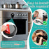 Sefream 2 Pack Oven Lock Child Safety - Premium Baby Proofing Oven Door Locks, Easy to Install & Use Durable