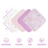 24 Pack, 9 9 inch Viviland Baby Washcloths, Super Soft Baby Bath Towels for Newborn Absorbent Face & Body Wash Cloth