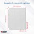 BCW Double-Sided 9-Pocket Pages Holder, 50 White Pages for Trading Card Binder Sheets, Secure Side Loading Card Storage