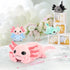 5 4 31.5" Set MaoGoLan Pcs Large Axolotl Stuffed Animal with Babies Inside, Glow in The Dark Axolotl Plush Toy