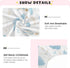 CEBUGI Pack Stretchy Crib Sheet for Baby Boy Girl,Hot Air Balloon Portable Mini Fitted N Play Playard Sheet