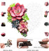 500 Gifts,17.3"x18.4" Ruikiyart Wooden Puzzles for Adults Pieces,Mother's Day Heart Succulent Jigsaw Puzzles for Adults