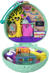 Polly Pocket Compact Playset, Hedgehog Cafe with 2 Micro Dolls & Accessories, Travel Toys with Surprise Reveals