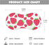 WELLDAY Set 1, 22 11 Inch Muslin Baby Burp Cloths of Soft Absorbent Cute Strawberry Muslin Washcloths, Bibs, Face Towel