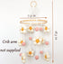 Goukurlsma Daisy Mobile for Crib Boho Baby Crib Mobile for Girls Pink Felt Flower Baby Mobile for Crib