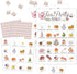 Tea Party Bingo Game - 24 Players Bingo for Teenagers, School Party, Birthday, and Garden Tea Bridal Party