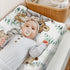 African Safari Jungle Animals Changing Pad Cover for Baby Girl Boy, Soft Stretchy Safe Snug Fitted Diaper Change Table