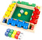 Soopotay Upgraded Shut The Box Game, 12 Inch Large Wooden Board Game