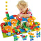 Marble Run Race Track, 176 Pcs for Kids 4-8, Classic Building Blocks, STEM Learning Toys for Boys Girls 3-8+