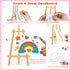 24 Sets, Golden Associate Valentines Day Cards Easel Cardboard for Kids School Pcs, Mini Watercolor Paint Classroom