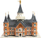 Nativity Bricks Provo City Center Temple Building Set 1570-Piece Advanced Model, Compatible with Standard