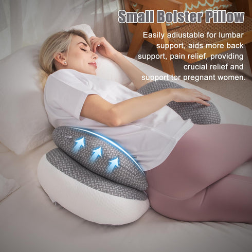 Chilling Home Pregnancy Pillow, Maternity Pillow for Pregnant Women, Pregnancy Pillows for Sleeping Portable, Pregnancy