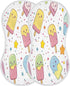 YETTASBIN Cartoon Popsicle Muslin Baby Burp Cloth, Super Soft Absorbent Cotton Burp Rag Baby Bibs Feeding Cloth