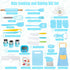 37PCS Sets Set 3 8 Kids Cooking Real, Kids Cooking and Baking Gift with Storage Case Timer Kid Safe Knives Cutting