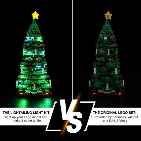 LIGHTAILING LED Light Kit for Lego-40573 Christmas Tree, Compatible with Lego Building Blocks Model - NOT Included