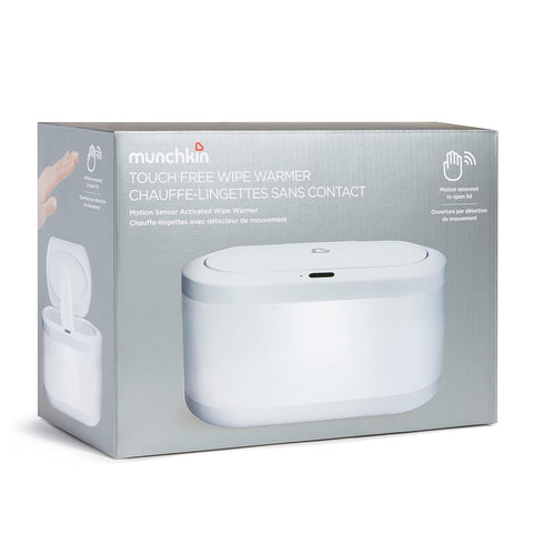 Munchkin Motion-Sensor Baby Wipe Warmer with Nightlight - White