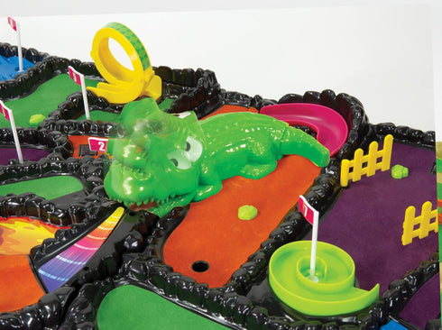 Game Zone Mini Golf - Interactive Tabletop Game with 9 Holes and Moving Obstacles for 1-4 Players Ages 6+