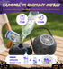 20oz 3+ Bubble Machine - Halloween Bubble Maker for Kids with Big Bubbles Design, Multi-Color LED Light, CapacityUSB-C