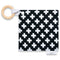 HYAKDesigns Baby Crinkle Paper Toy Eco-Friendly Cotton Sensory Teether with Beech Wood Ring