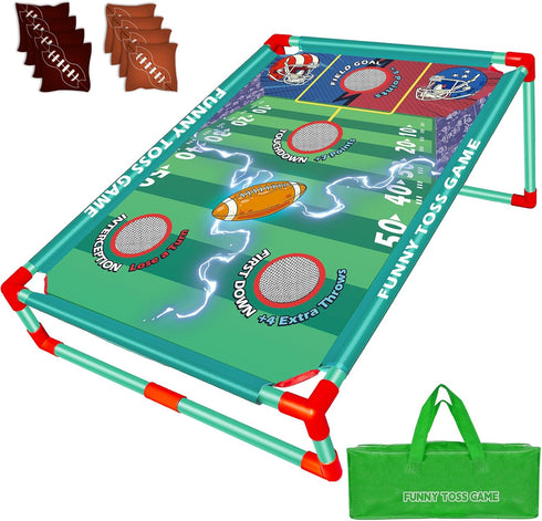 Bean Bag Toss Game for Kids, Outdoor Toys for 3-8 Years Old, Ideal Birthday Family Party Game Activities