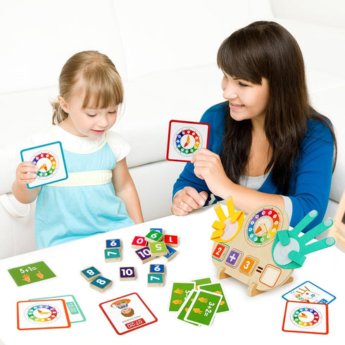 3+,Montessori Counting Toddler Learning Toys for Preschool Educational Learning Activities & Number Blocks Toys Math