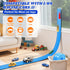 15 1/64th 3+ Flexible Race Track Toys for Kids: Ft Flex Race Car Ramp Track with Suction Cups - Rolls Up Portable DIY