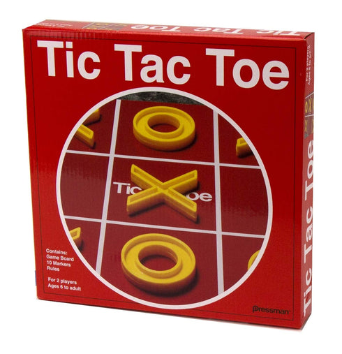 Pressman Tic Tac Toe - The Classic Game of X's and O's for Ages 6 to 15