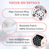 Baby Rattles 0-6 Months, Newborn Toys, Black & White High Contrast Plush Stuffed Toys for 0-12 Months Girl Boy