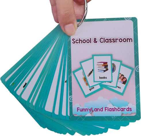 Richardy Toys&Sports/Instrument/Classroom/Prepositions Flash Cards English Kids Montessori Learning Toy Child Pocket
