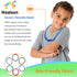 Chewy Necklaces for Sensory Kids, Terry Cloth Chew Necklaces for sensory boys and girls with Chewing, Teething, Biting, Fabric Absorbent Autism Sensory Products with ADHD,SPD, Fidgeting, Anxiety