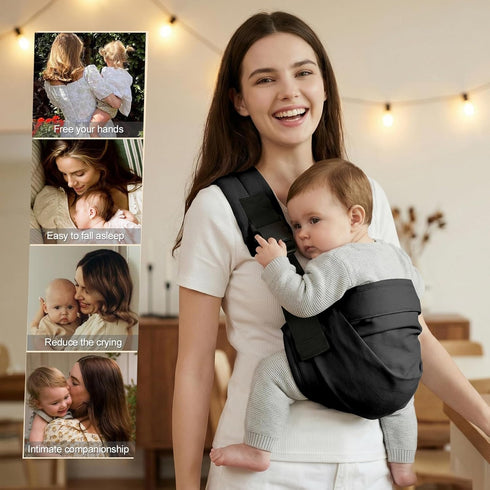 7-30lbs, Baby Sling Carrier, Adjustable Baby Carrier Newborn to Toddler Carrier for Toddler Sling Carriers, Toddlers