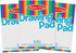 Melissa & Doug Drawing Paper Pad, 9 x 12 inches, 50 Sheets, 3-Pack - FSC Certified