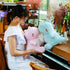 Cute Pink Dinosaur Plush Toys, Fat Stuffed Animals Dolls, Soft Dino Plushie, 12 inch Birthday Gifts for Kids Boys Girls