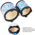 Set 2 5" 6") Bongo Floor Tom Drums for Kids: Childrens Drum Percussion Music Instrument with Mallets - Preschool