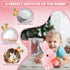 Nenrte Bunny Realistic Bunny Toy, Easter Bunny Toy, Rabbit Interactive Hopping Bunny Toy-Jumping, Twitching