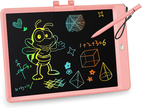 KOKODI LCD Writing Tablet, 10 Inch Colorful Doodle Board, Valentines Day Gifts for Kids, Erasable Drawing Pad