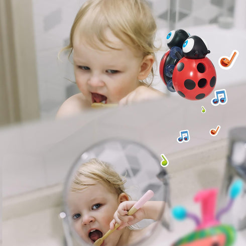 WOW! STUFF CoComelon Toys Musical Buddies, Singing Soap Dispenser and Toothbrush Holder, Pre-School Learning Toy
